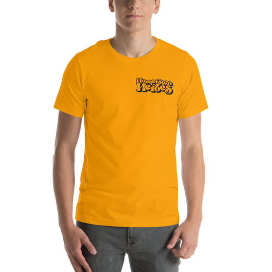 Gold "Safer Streets, Brighter Futures" T-Shirt