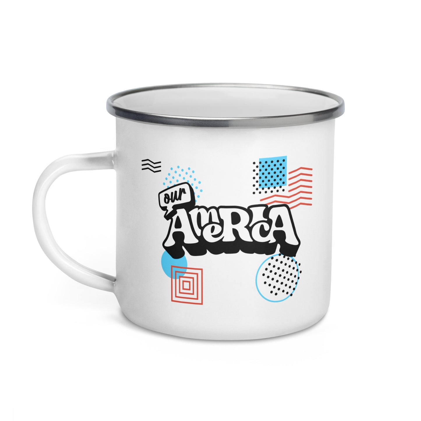 Our America Enamel Mug