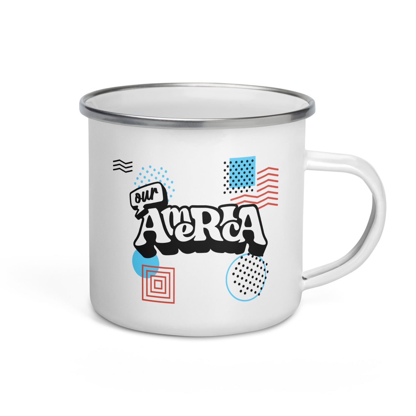 Our America Enamel Mug